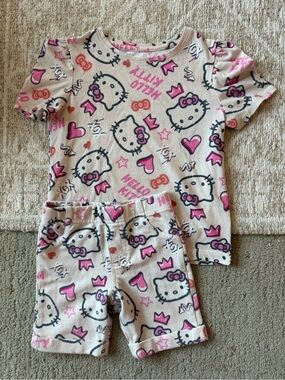 Hello Kitty Beige & Pink Set size 4T